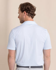 Southern Tide Brrr Meadowbrook Striped Polo - Clearwater Blue