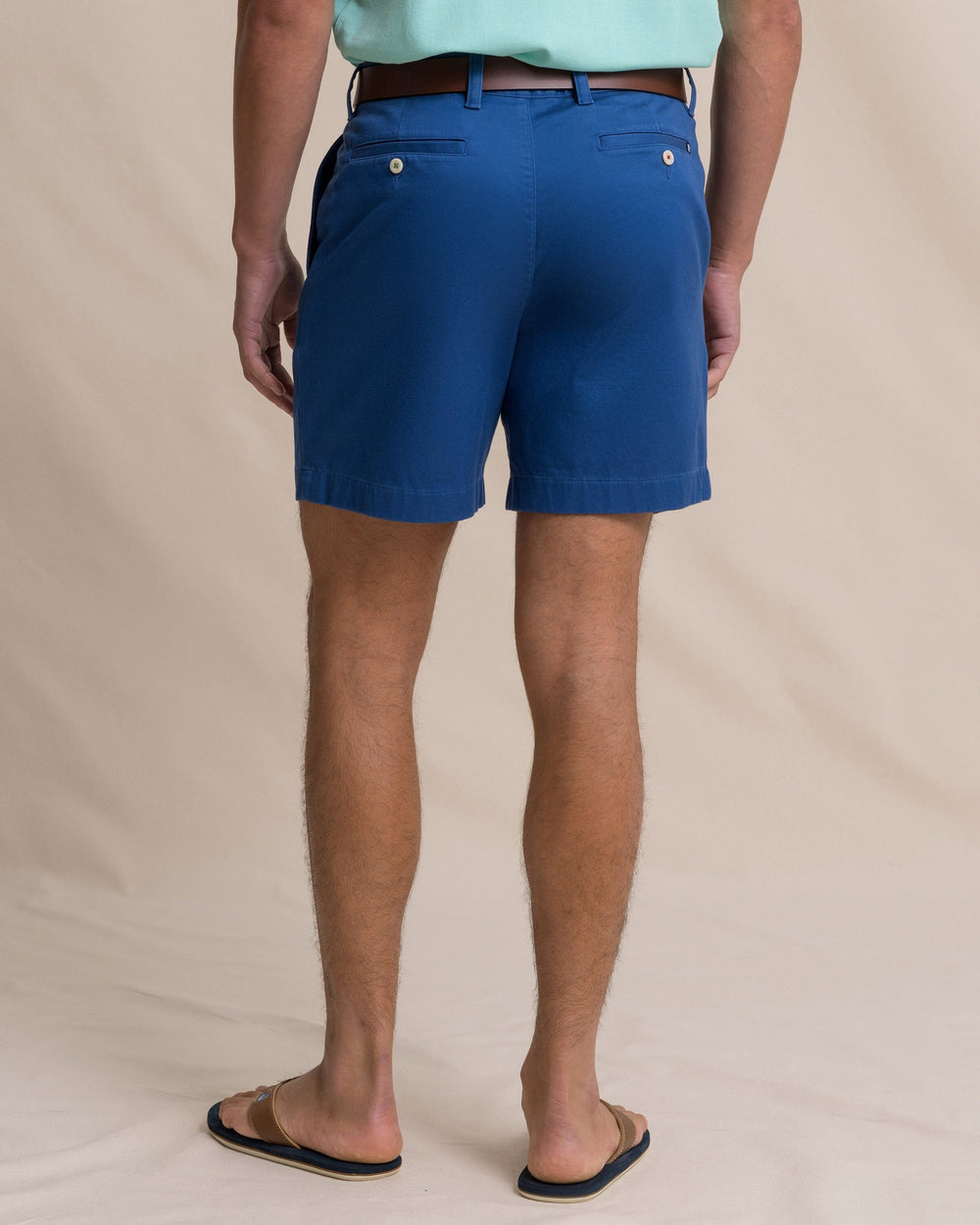 Southern Tide 7" Channel Marker Chino Short - Nautical Blue