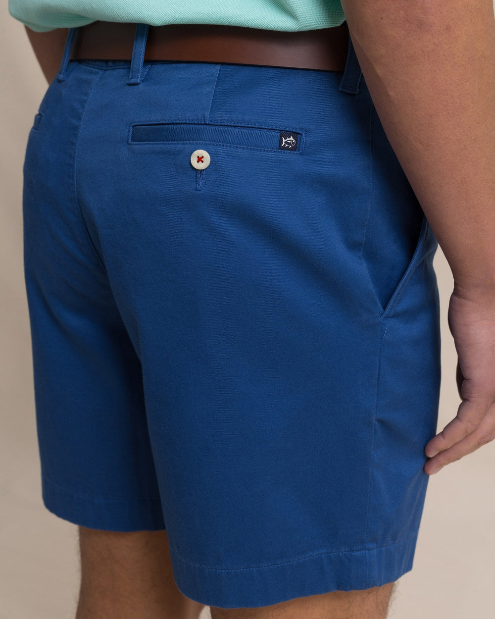 Southern Tide 7" Channel Marker Chino Short - Nautical Blue