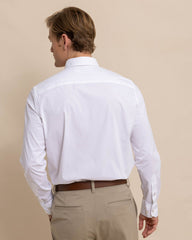 Southern Tide Charleston Overbrook Sport Shirt - Classic White