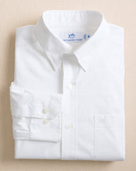 Southern Tide Charleston Overbrook Sport Shirt - Classic White
