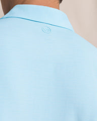 Southern Tide SS Coastal Breeze Performance Polo - Tropical Breeze Blue