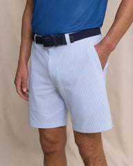 Southern Tide 8" Coastal Breeze Seersucker Short - Ocean Channel