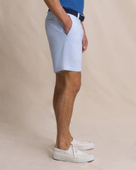 Southern Tide 8" Coastal Breeze Seersucker Short - Ocean Channel