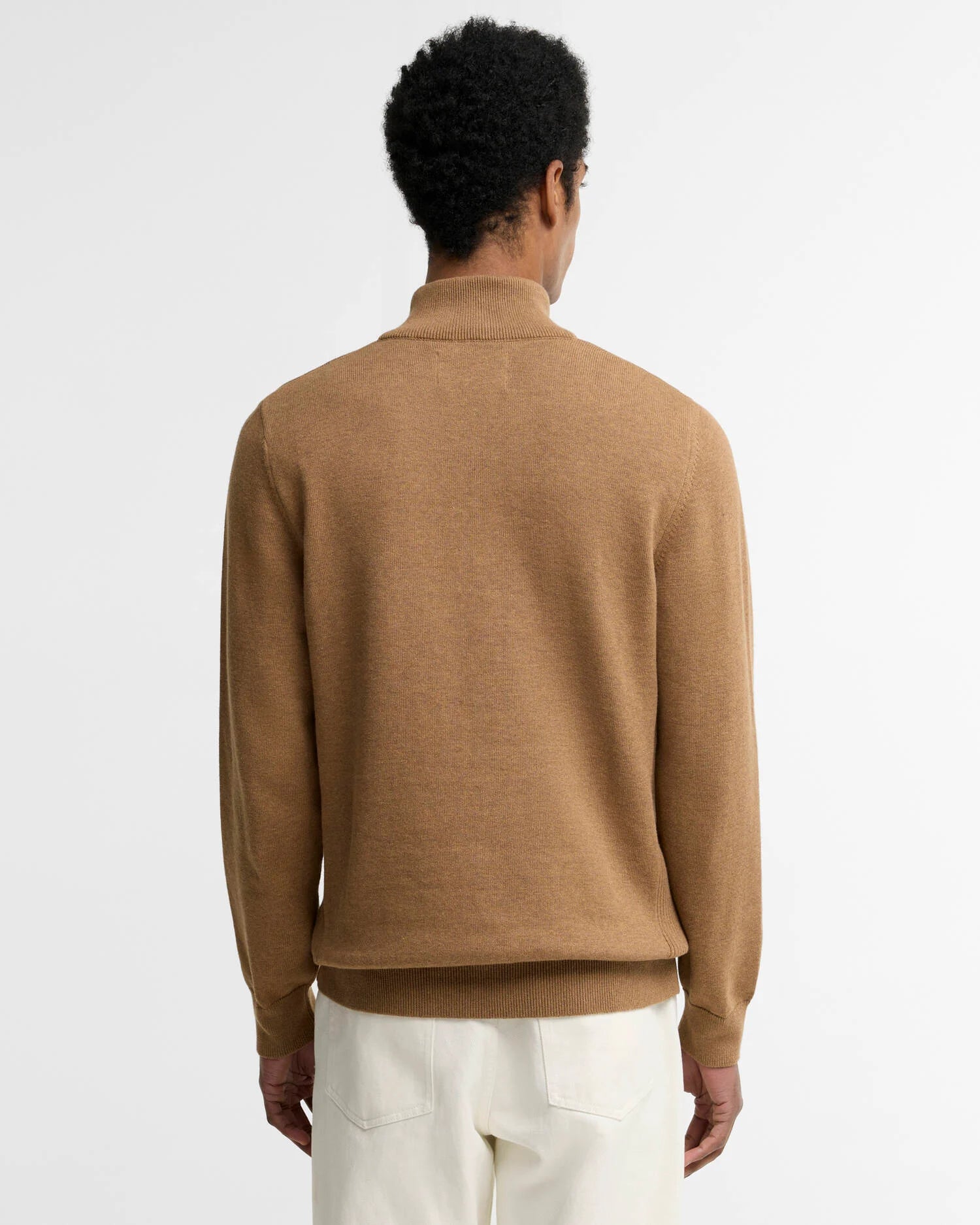Barbour Cotton Half Zip - Sandstone