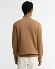 Barbour Cotton Half Zip - Sandstone