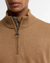 Barbour Cotton Half Zip - Sandstone