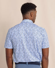 Southern Tide Driver Petal Party Polo - Classic White