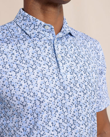 Southern Tide Driver Petal Party Polo - Classic White