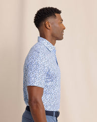 Southern Tide Driver Petal Party Polo - Classic White