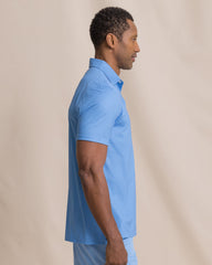 Southern Tide SS Driver Seaside Geo Polo - Blue Stream