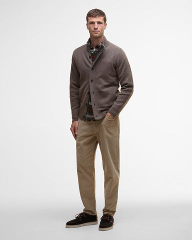Barbour Essential Patch Zip Through - Dark Stone