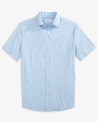 Southern Tide Eternal Hoptimist Short Sleeve Sport Shirt - Clearwater Blue