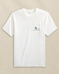 Southern Tide SS Fishing Boat Tee - Classic White