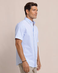 Southern Tide Folly Field Stripe Seersucker SS Sport Shirt