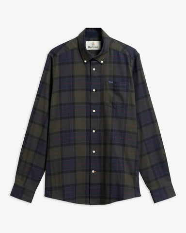 Barbour Fortrose Tailored Fit Tartan Shirt - Shadow Classic Tartan