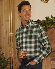Southern Tide Gordon Tartan Sport Shirt - Salt Meadow