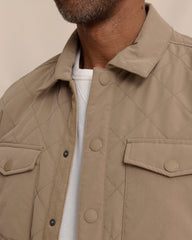 Southern Tide Grafton Quilted Jacket - Petrified Oak