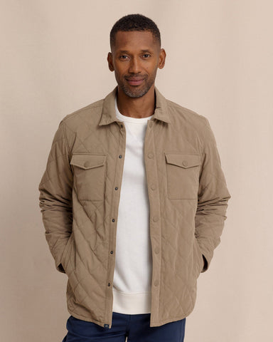 Southern Tide Grafton Quilted Jacket - Petrified Oak