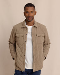 Southern Tide Grafton Quilted Jacket - Petrified Oak