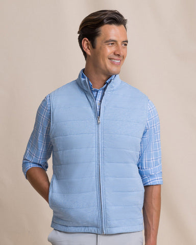 Southern Tide Harbor Reversible Vest - Nautical Blue