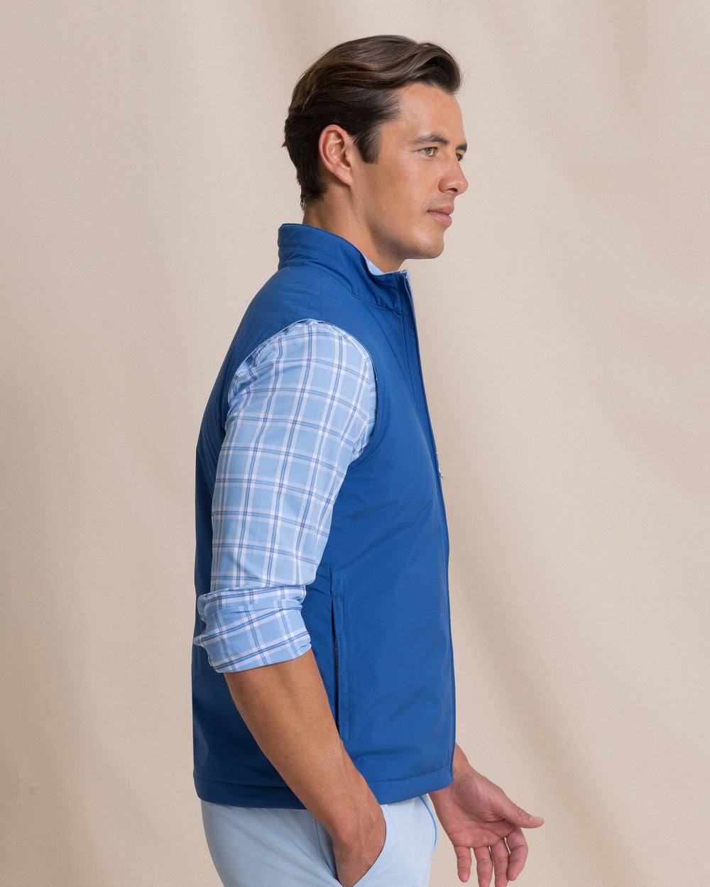 Southern Tide Harbor Reversible Vest - Nautical Blue