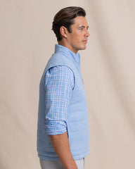 Southern Tide Harbor Reversible Vest - Nautical Blue