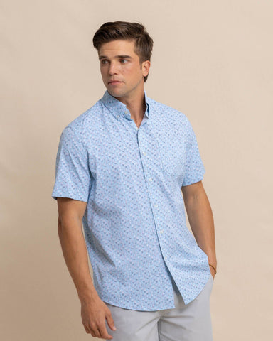 Southern Tide Forgot A-Boat It Short Sleeve Shirt - Clearwater Blue