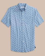 Southern Tide Skipping Jacks SS Sport Shirt - Clearwater Blue