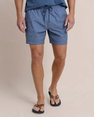 Southern Tide Jaw Breakers Swim Trunks - Light Indigo