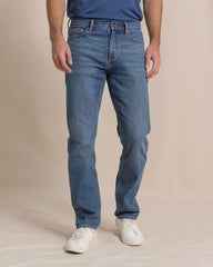Southern Tide King St Denim Pant - Medium Wash