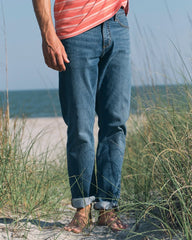Southern Tide King St Denim Pant - Medium Wash