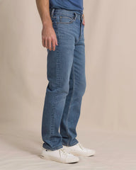 Southern Tide King St Denim Pant - Medium Wash