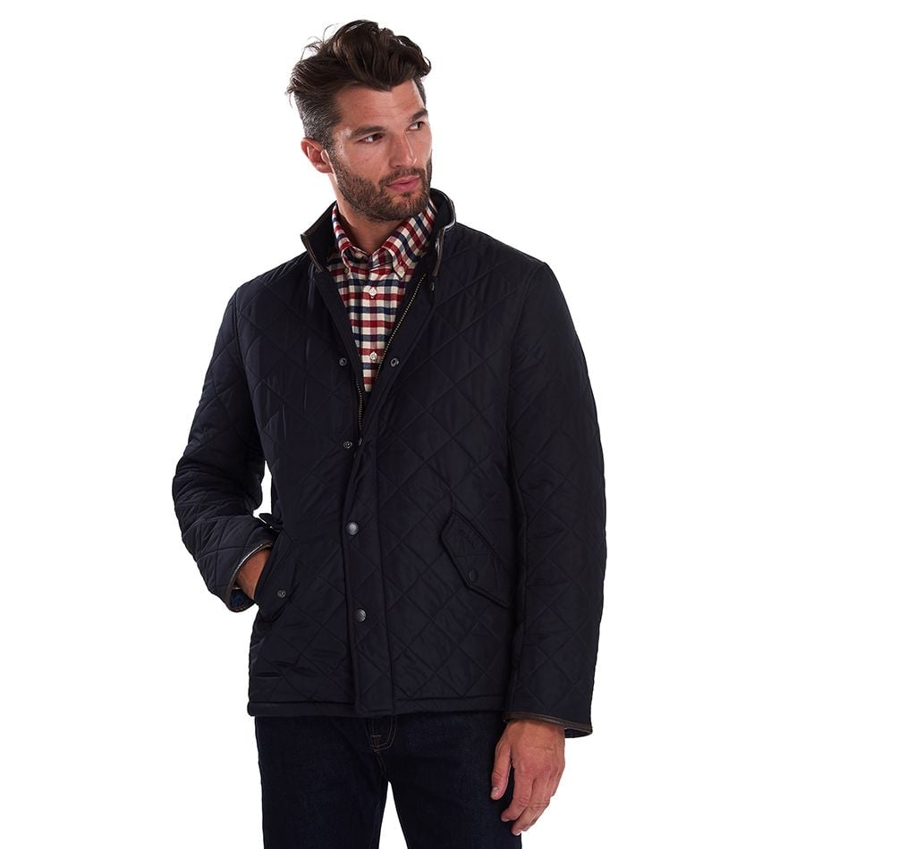 Barbour Powell Quilted Jacket - Navy