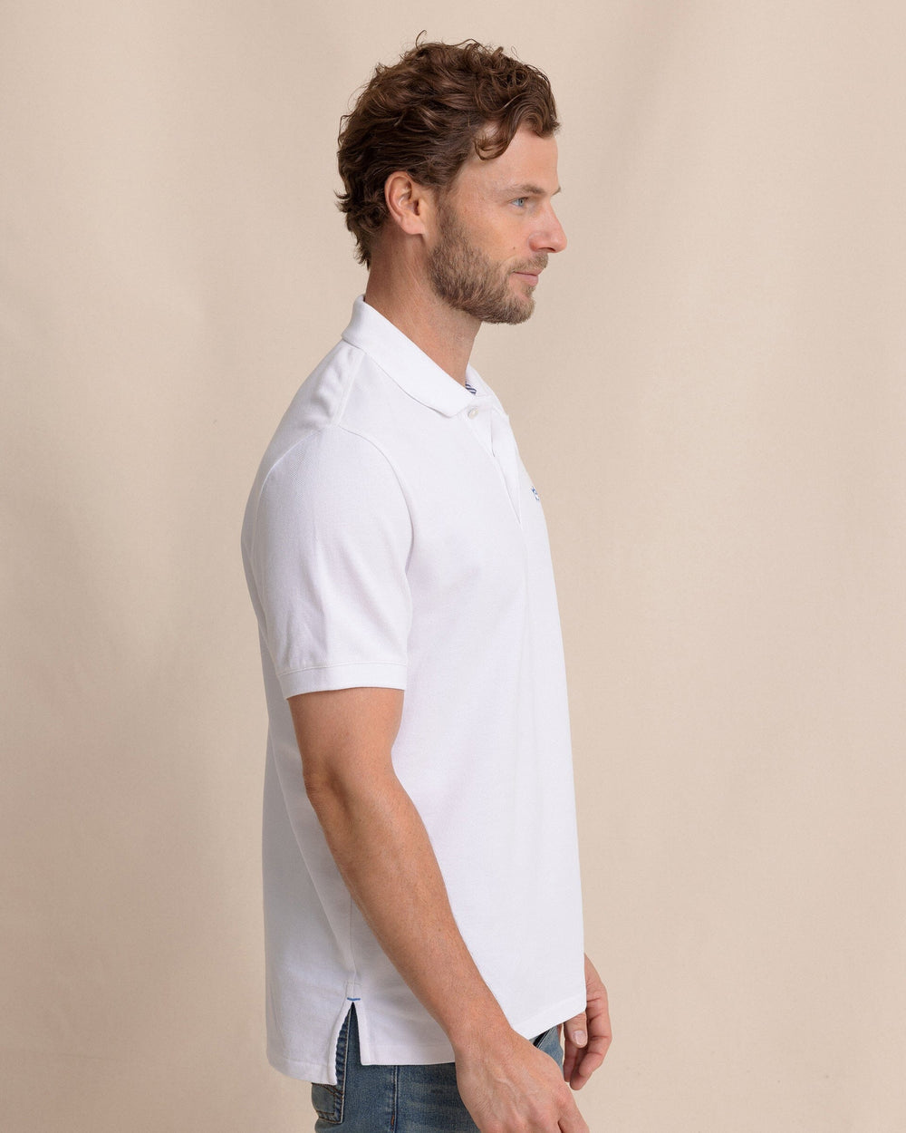 Southern Tide Skipjack Polo - Classic White