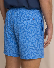 Southern Tide Pineapple Parade Swim Trunk - Blue Stream
