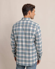 Southern Tide IC Sandbridge Flannel Sportshirt - Oatmeal