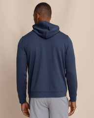 Southern Tide Schooner Full Zip - Dress Blue