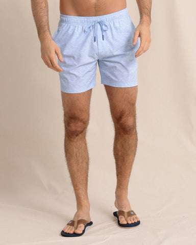 Southern Tide 6" Shark Bait Swim Trunk - Cerulean