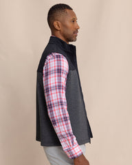 Southern Tide Waterfront Quilted Vest - Caviar Black