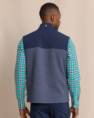 Southern Tide Waterfront Quilted Vest - Dress Blue