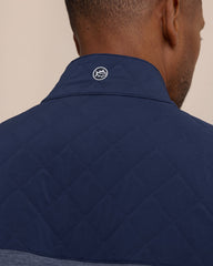 Southern Tide Waterfront Quilted Vest - Dress Blue