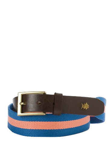 Southern Tide Classic Surcingle Belt in Orange by Southern Tide from THE LUCKY KNOT