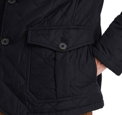 Barbour Quilted Lutz Black