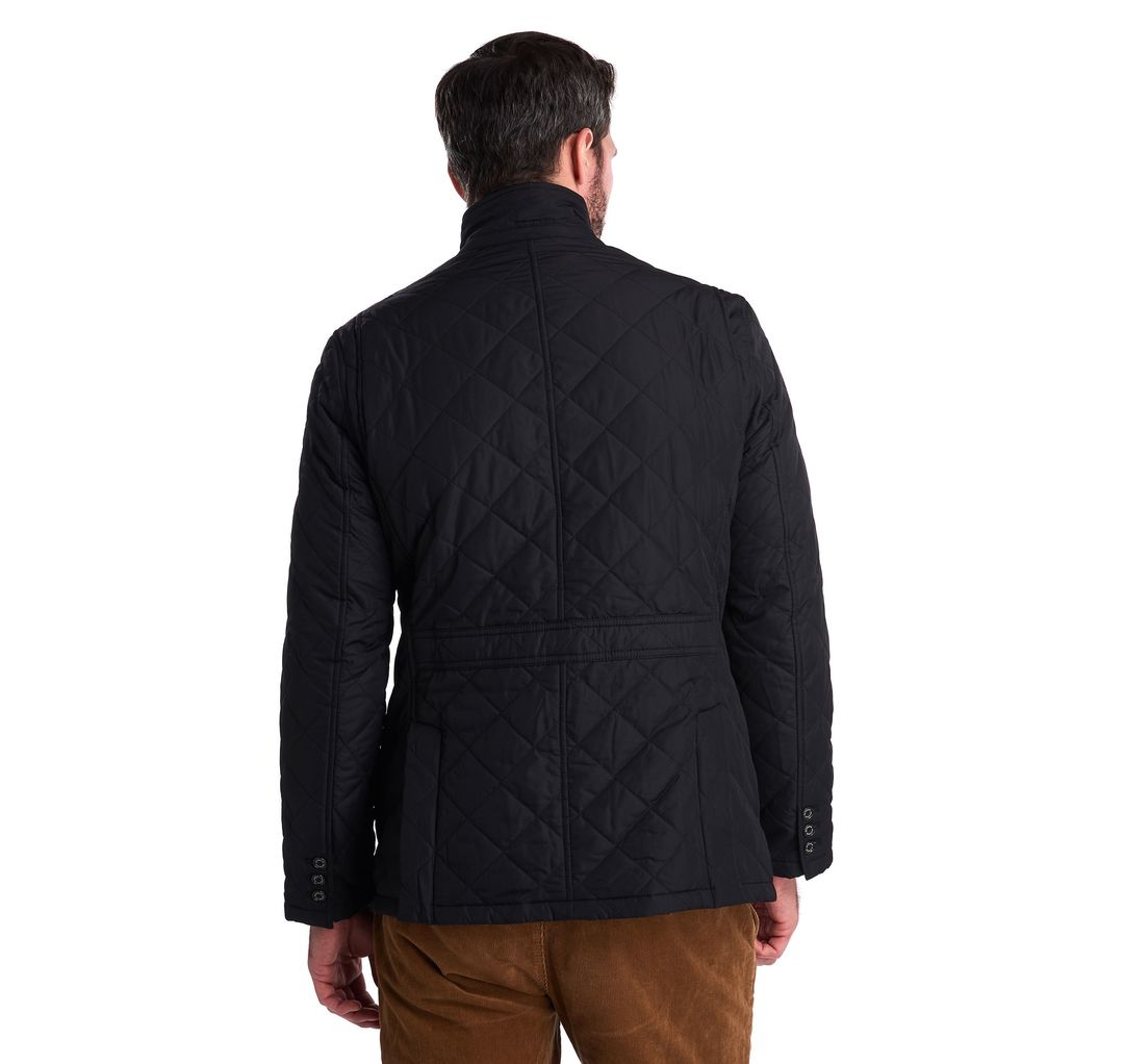 Barbour Quilted Lutz Black
