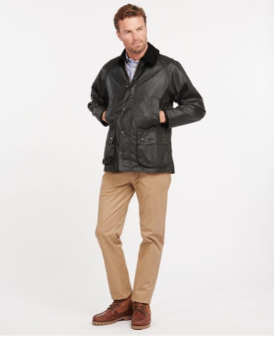 Barbour Bedale Wax Jacket - Navy – The Lucky Knot Men's
