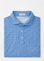 Peter Millar Pilot Mill Screwdrivers Printed Polo - Cottage Blue
