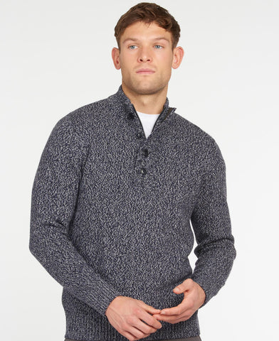 Barbour Sid Half Zip - Navy