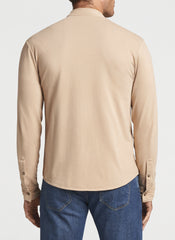 Peter Millar Lava Wash Knit Shirt - Summer Dune