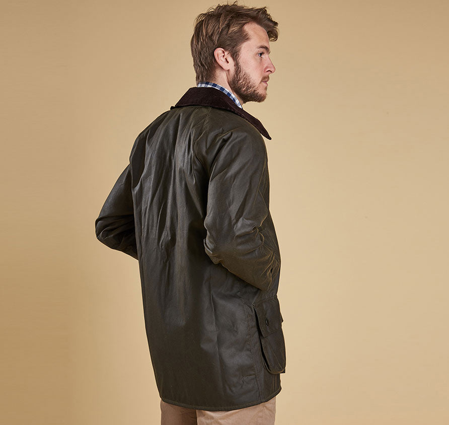 Barbour beaufort jacket store olive